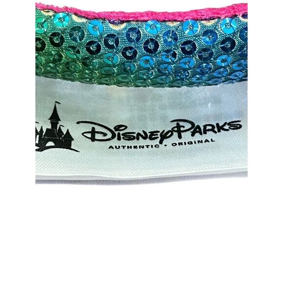 Disney Parks Rainbow Sequin Minnie Mickey Mouse Ears Headband Girls Colorful - Picture 15 of 15